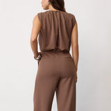 FalconCC Pleat LL Suit - Walnut