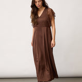 IdunCC Lace Dress - Dark Brown
