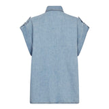 SharonCC Denim Vest - Fade Denim