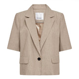 NadineCC SS Blazer - Bisquit