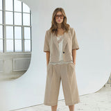 NadineCC SS Blazer - Bisquit