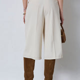 TerryCC Pleat Bermuda - Bisquit