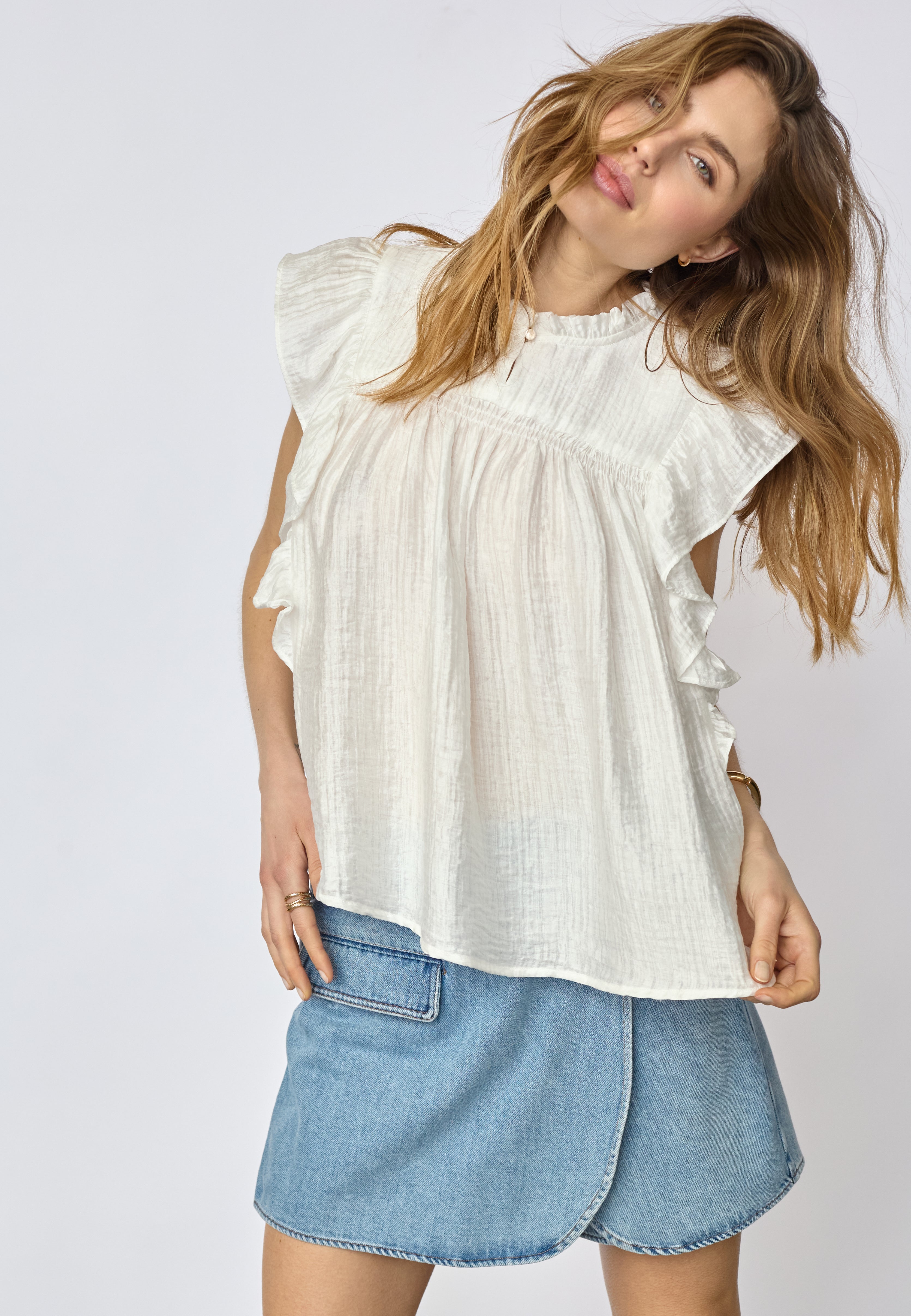 TassyCC Top - White - Co'couture