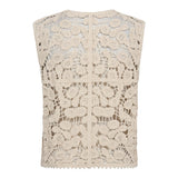 KellyCC Crochet Top - Bone