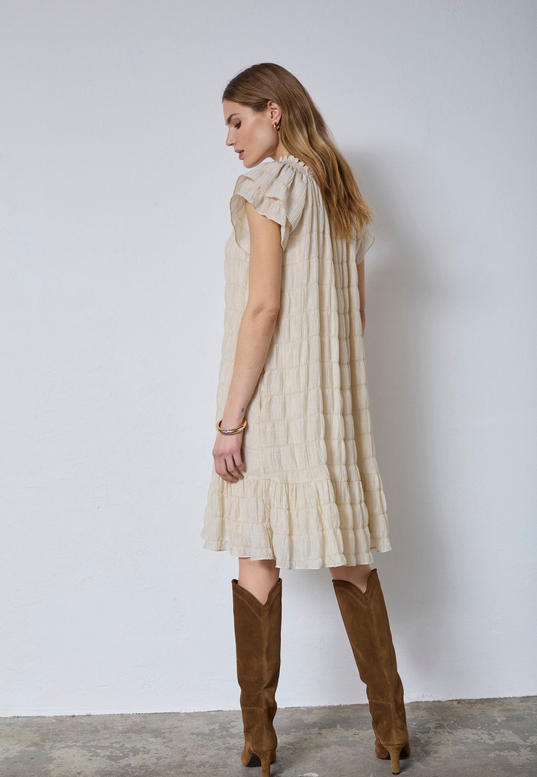 MichaCC Sunrise Crop Dress - Bisquit - Co'couture
