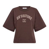 43013 ZengaCC Tee O-Neck - Dark Brown