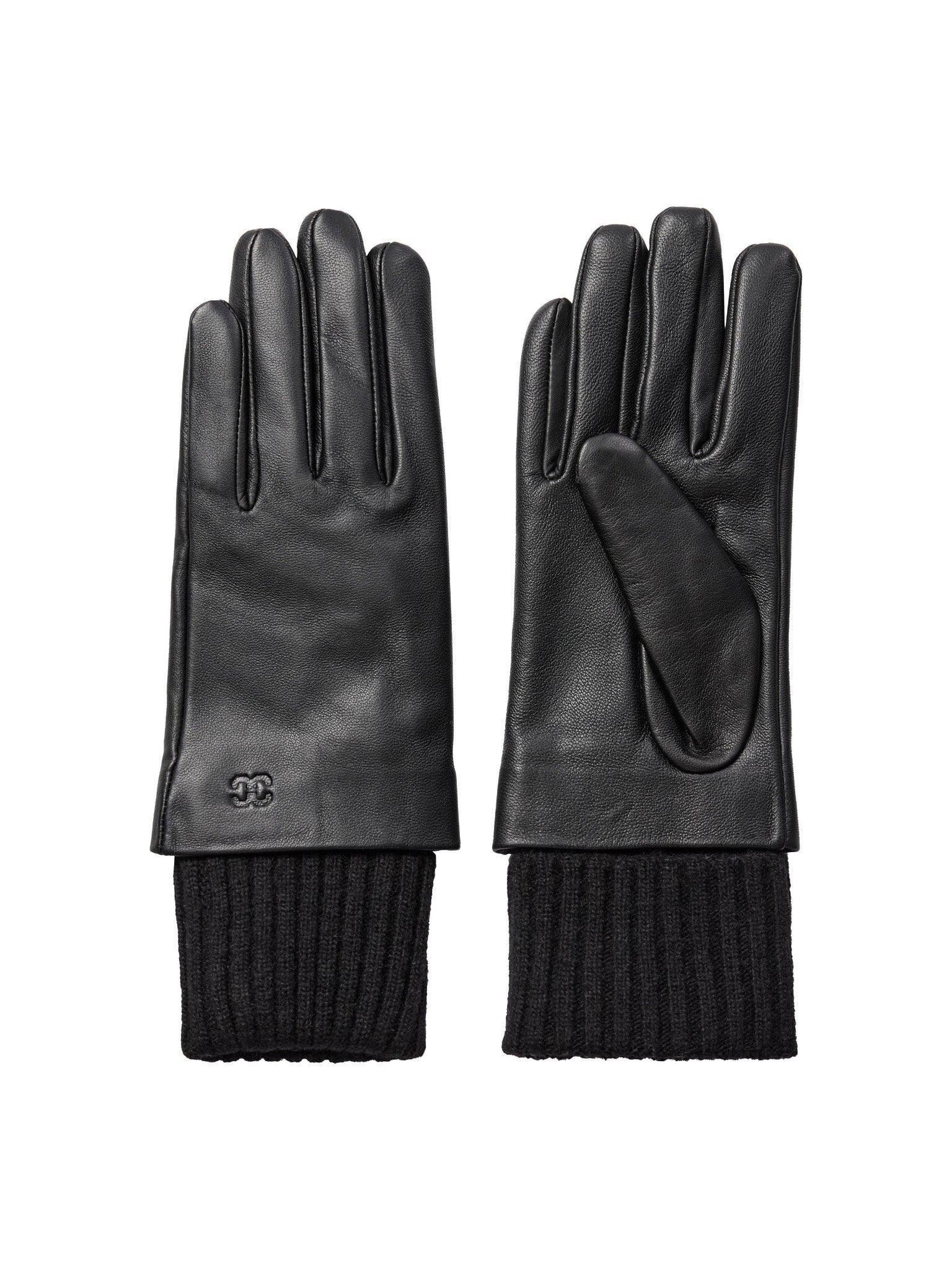 EdmundCC Leather Gloves - Black - Co'couture