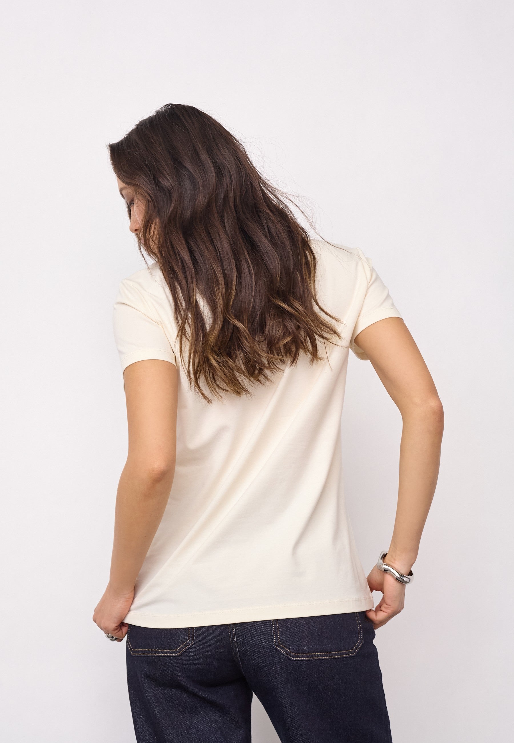 33200 SignatureCC New Tee - Pearl - Co'couture