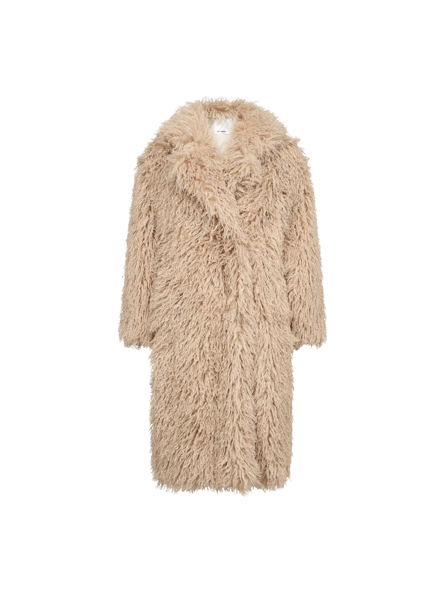 RakelCC Long Furry Coat - Bisquit - Co'couture