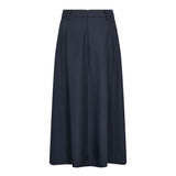 34222 LunaCC Pocket Pleat Skirt - Navy