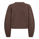 AlviaCC Barrel Sleeve Knit - Brown