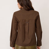 TeffaCC Padded Check Shirt - Olive