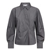 LyviaCC Asym Pin Shirt - Mid Grey