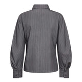 LyviaCC Asym Pin Shirt - Mid Grey