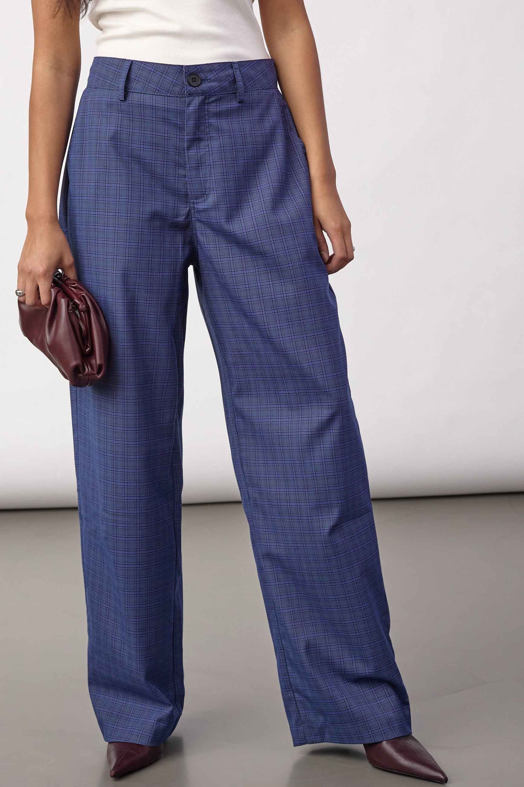 DaxterCC Check Pant - New Blue - Co'couture