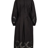 MeliseCC Emb. Dress - Black