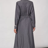 LyviaCC Maxi Wrap Dress - Mid Grey
