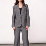 JackyCC Fitted Blazer - Mid Grey