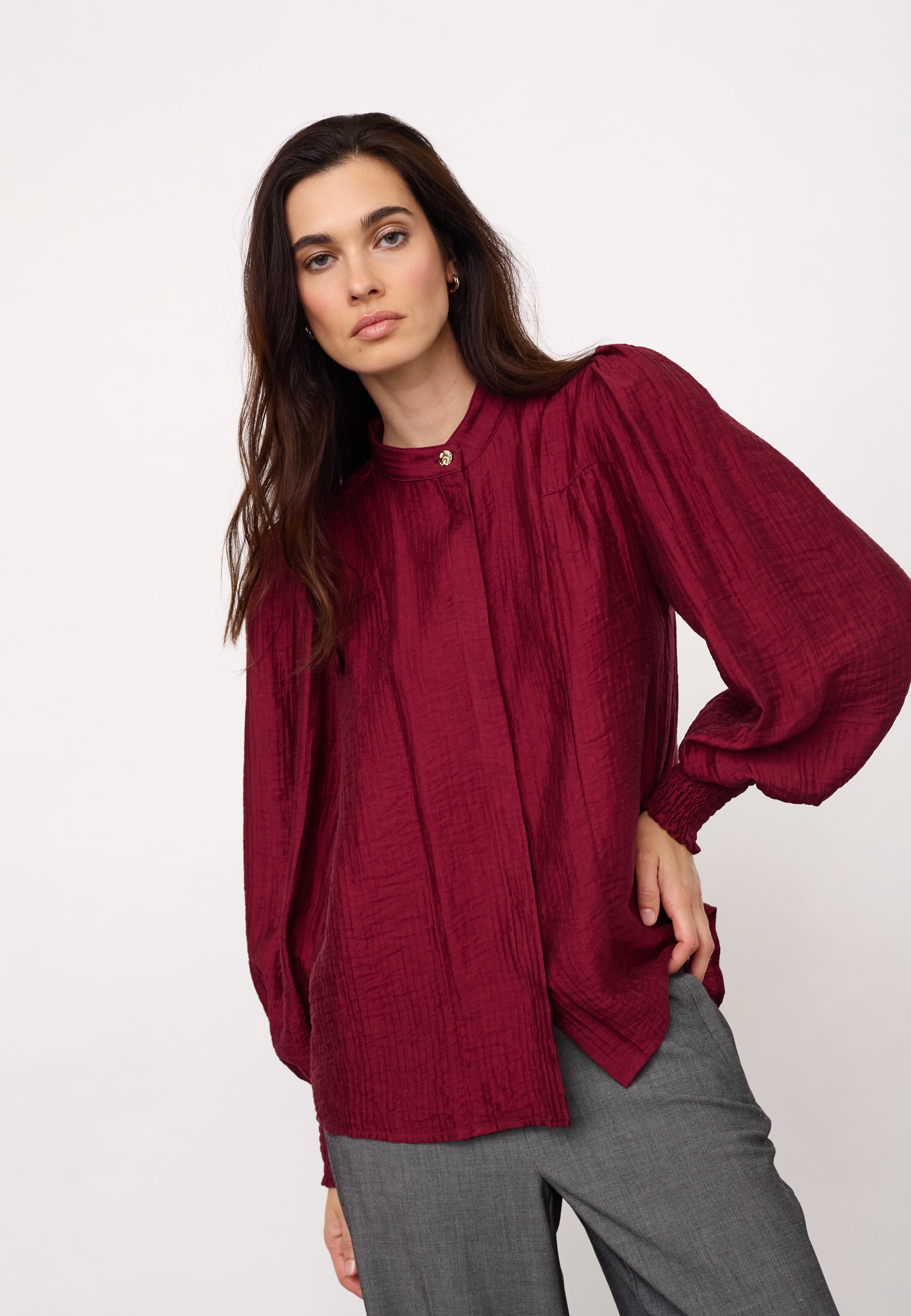 TassyCC Shirt - Berry Red - Co'couture