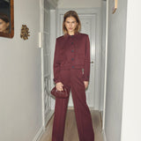 30325 TerryCC Jacket - Wine Red