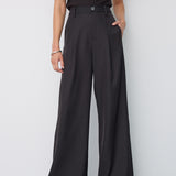LunaCC Pleat Pant - Black