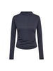 CamillaCC Padded LS Blouse - Dusty Blue