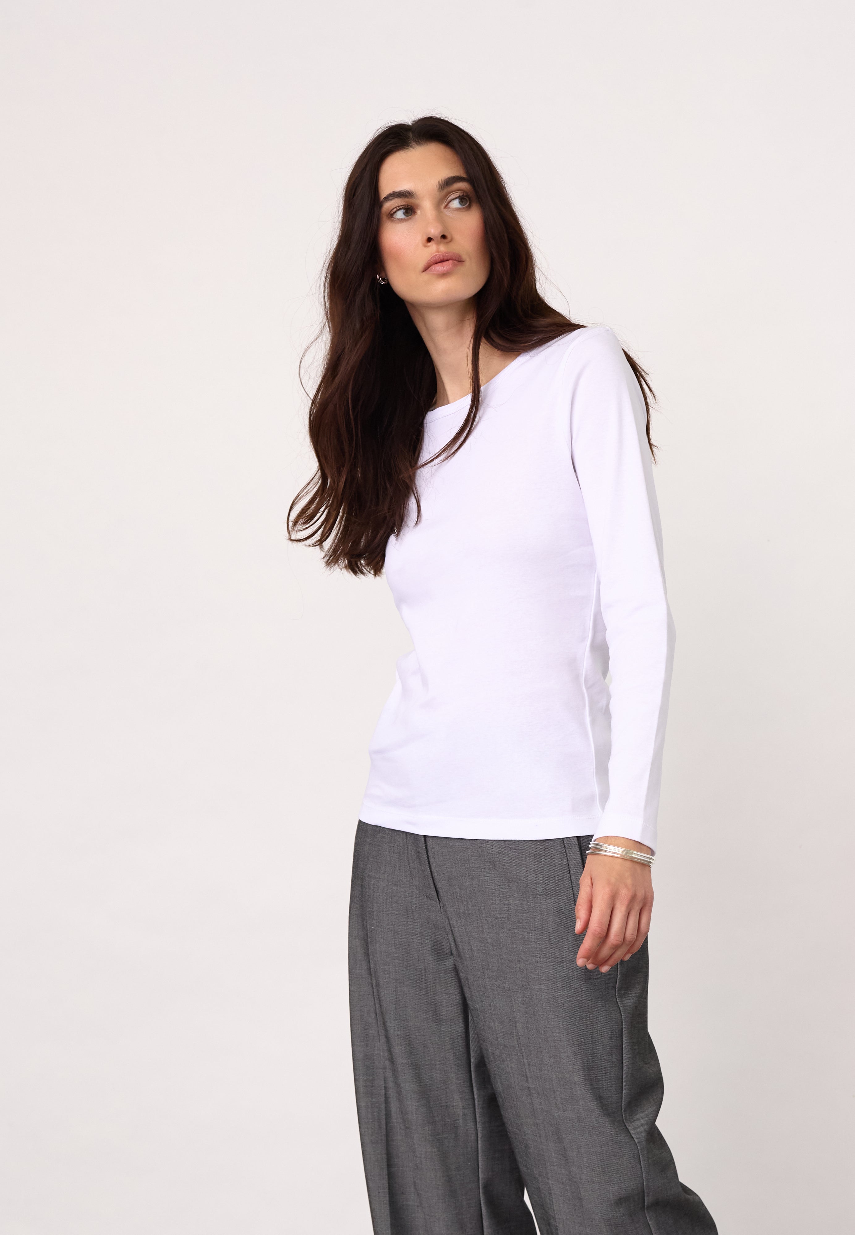 GrannyCC LS Tee - White - Co'couture