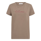 Signature Script Tee - Walnut