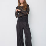 BirtaCC O-neck Blouse - Black