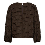 FeronCC Structure Blouse - Bison
