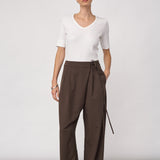 MelvaCC Tie Pant - Brown