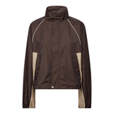 AloraCC Block Jacket - Dark Brown