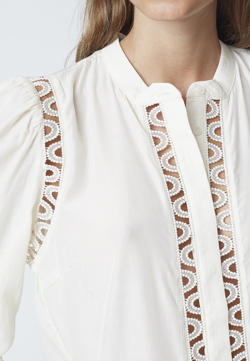 AilaCC Lace Shirt - Off white - Co'couture