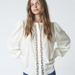 AilaCC Lace Shirt - Off white - Co'couture