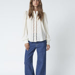 AilaCC Lace Shirt - Off white - Co'couture