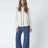 AilaCC Lace Shirt - Off white - Co'couture