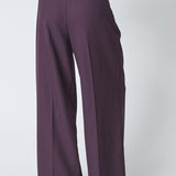 AlmiraCC Pleat Pant - Plum - Co'couture