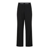 AminaCC Logo Piping Pant - Black - Co'couture