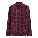 AngelicaCC Check Shirt - Red - Co'couture