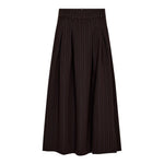 AnyaCC Trinny Pleat Skirt - Dark Brown - Co'couture