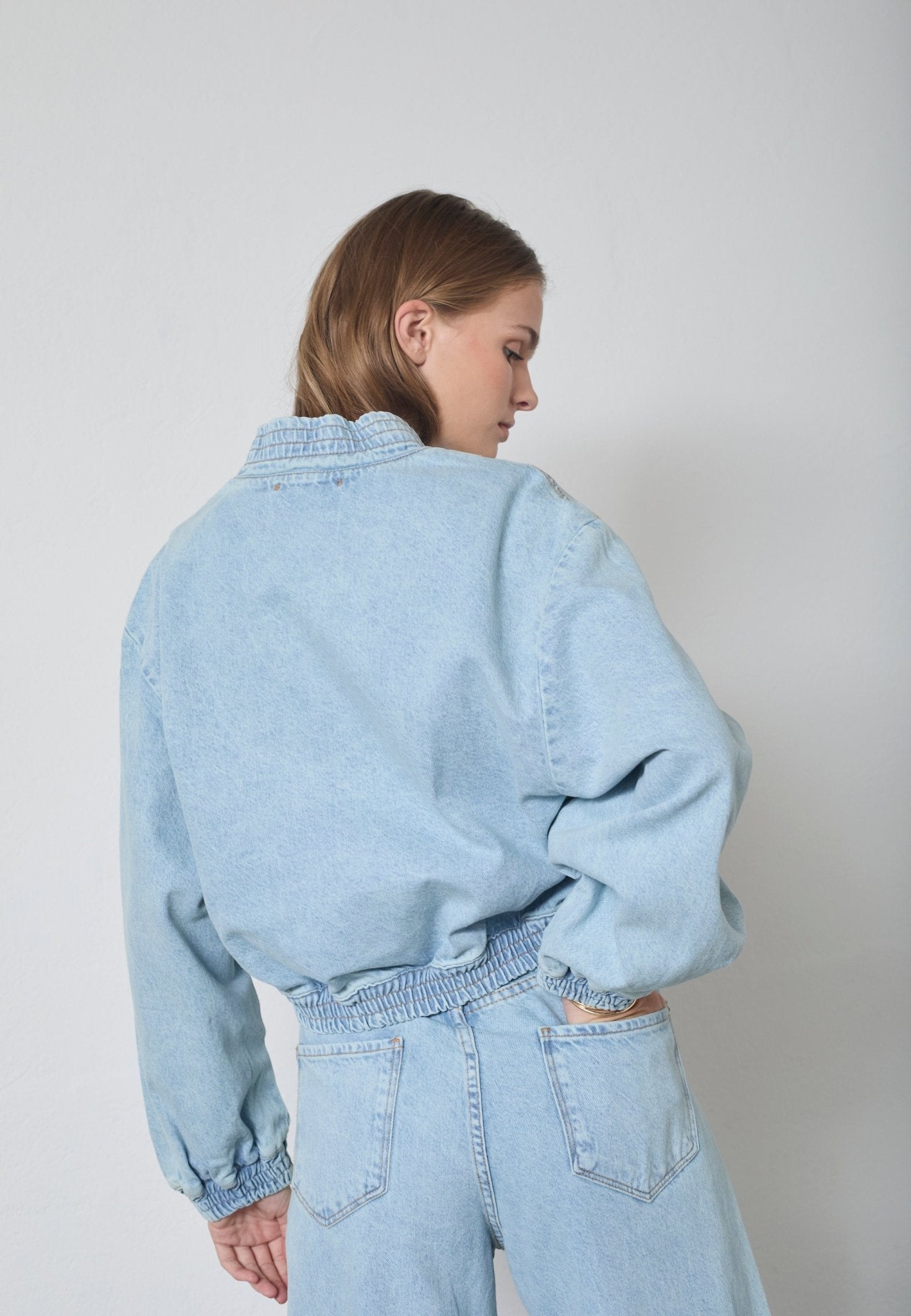 AronaCC Bomber - Pale Blue - Co'couture