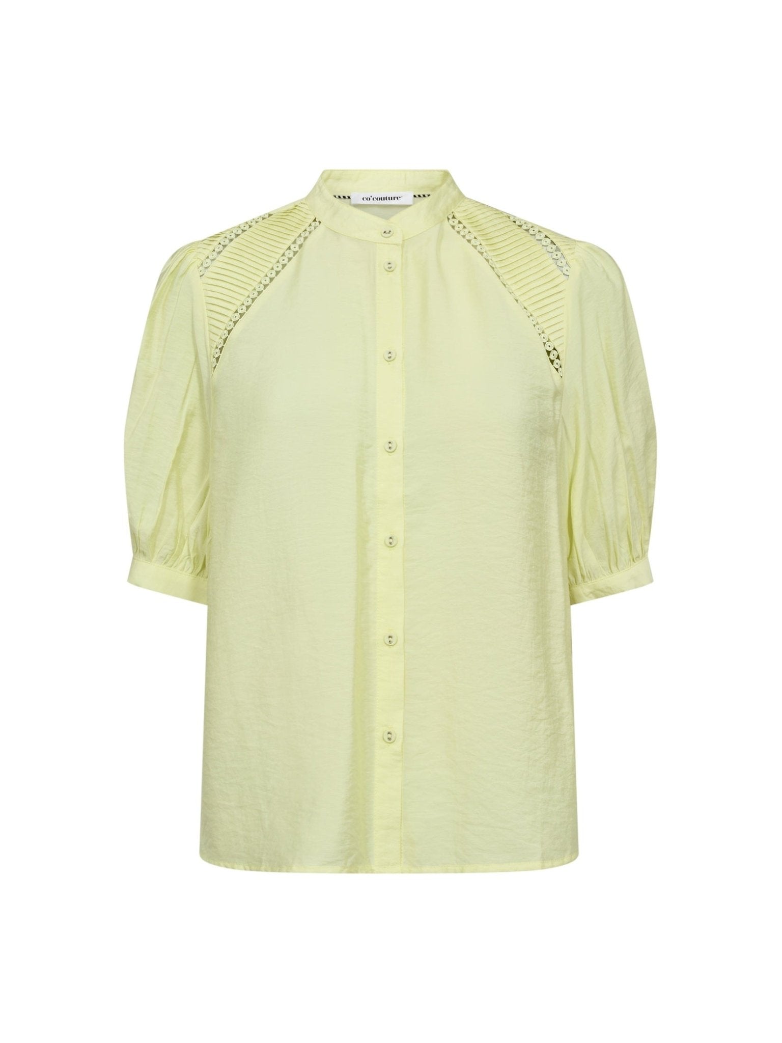 CallumCC Pintruck SS Shirt - Citrus - Co'couture