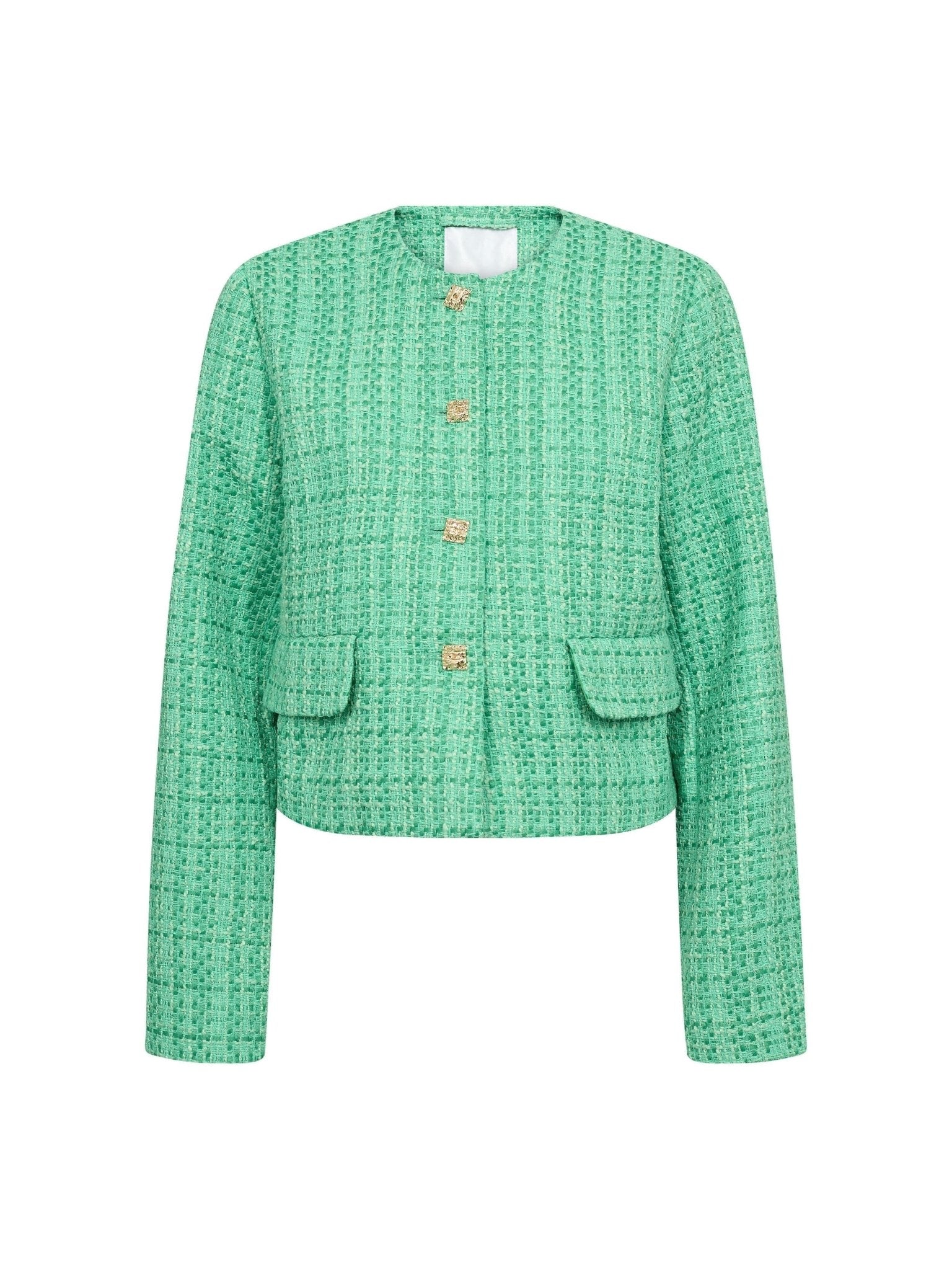 CalvinCC Boucle Jacket - Green - Co'couture