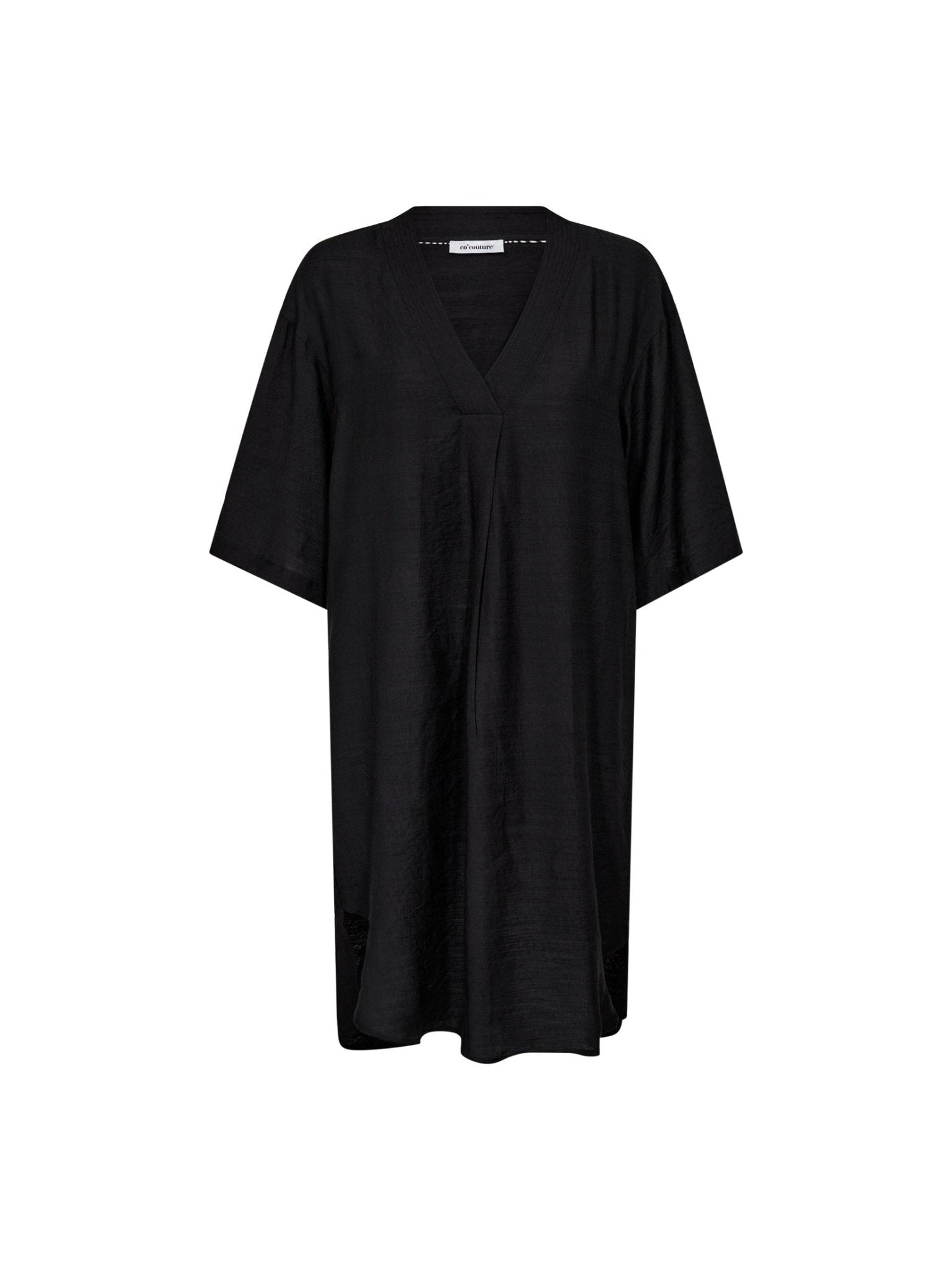 CarynCC Pleat Tunic Dress - Black - Co'couture