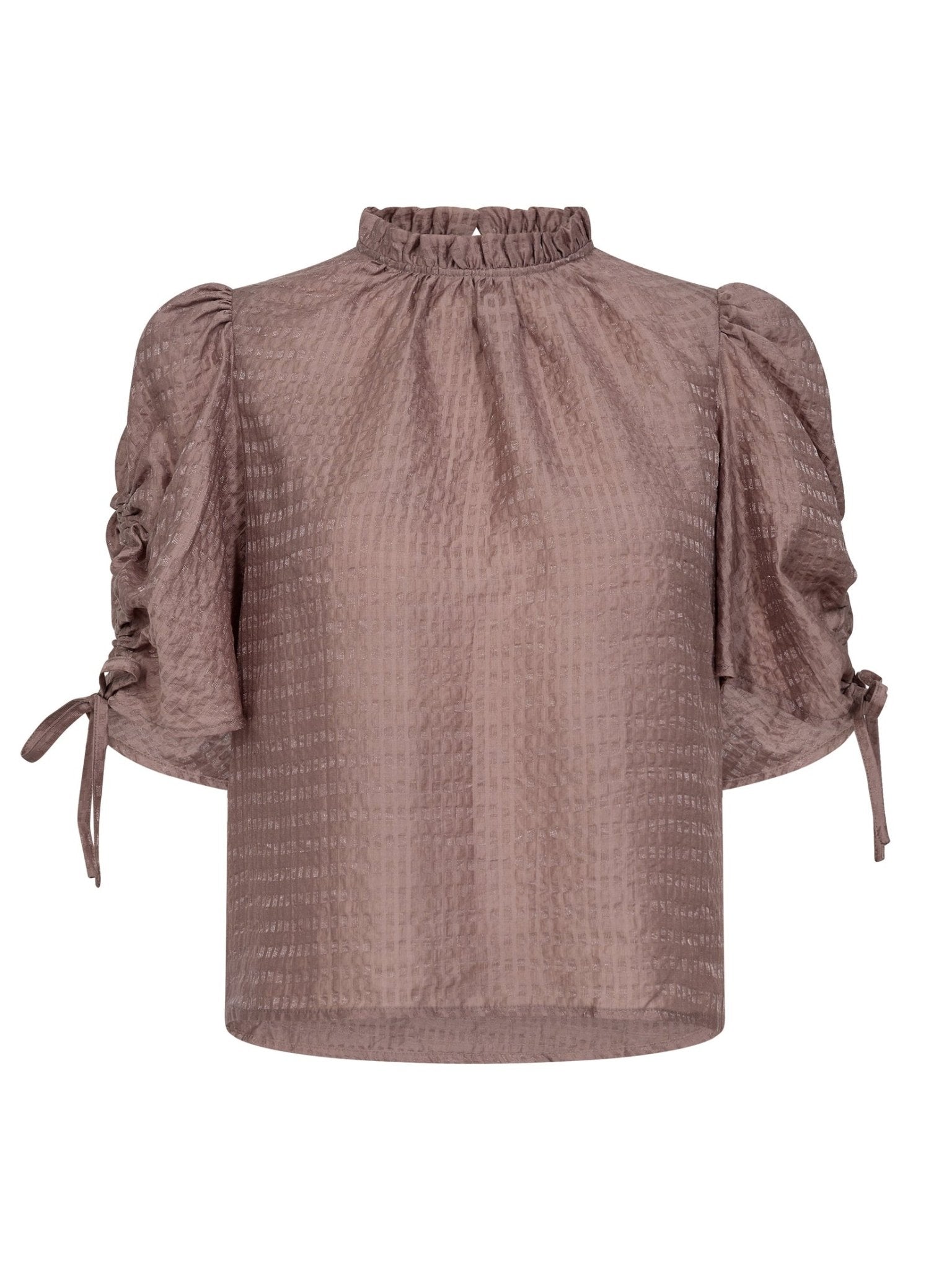 CharlieCC SS Puff Blouse - Old Rose - Co'couture
