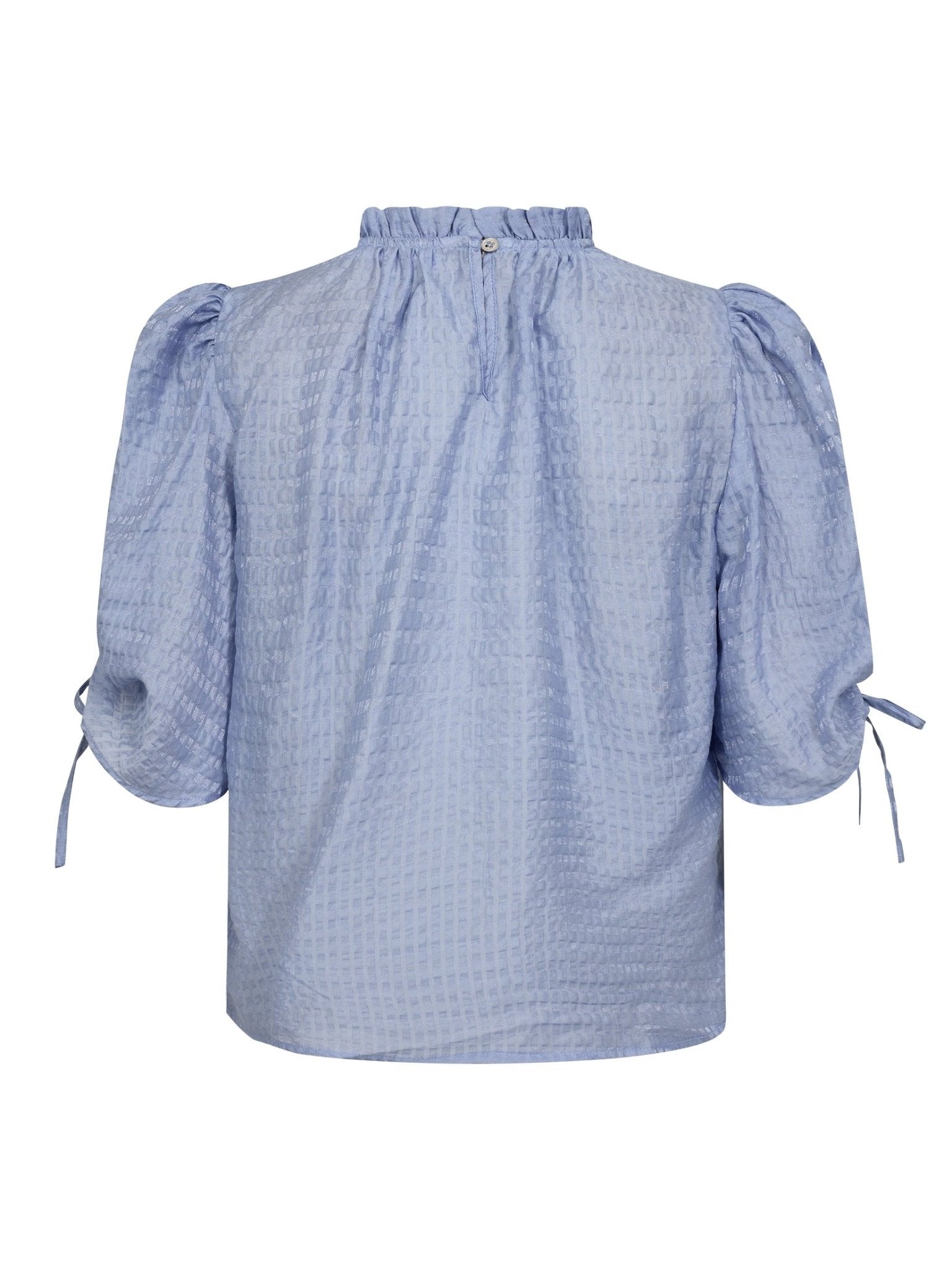 CharlieCC SS Puff Blouse - Pale Blue - Co'couture
