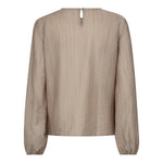 ConnyCC Drape Blouse - Mink - Co'couture