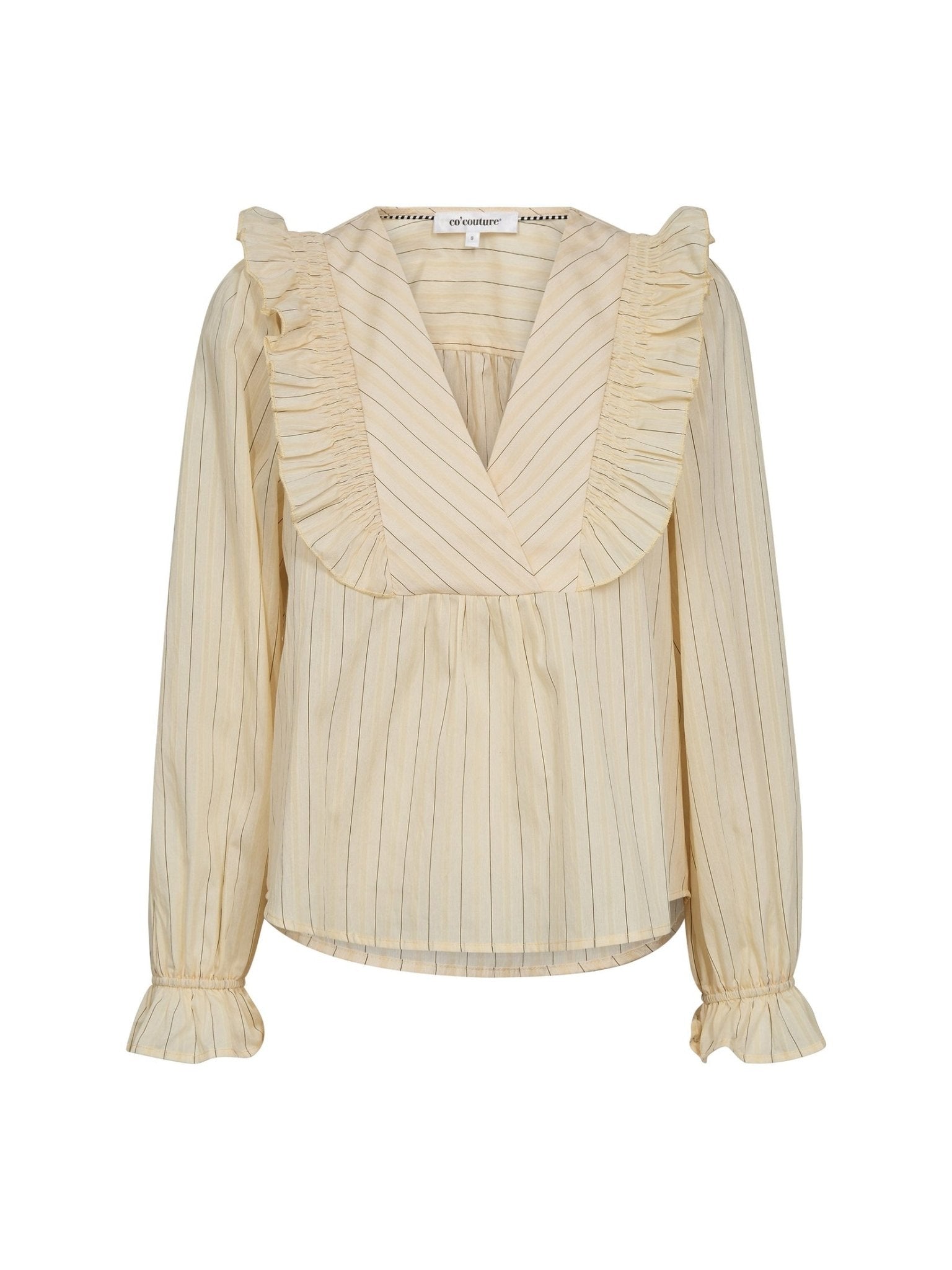 DaraCC Smock Blouse - PaleYellow - Co'couture