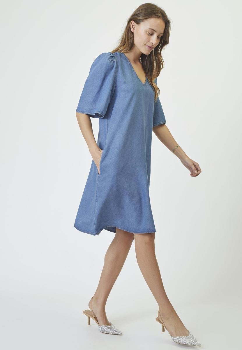 DenimCC V - Dress - Denim blue - Co'couture