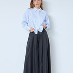 DevinCC Stripe Tie Shirt - Blue - Co'couture